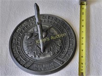 Cast Iron vintage Sundial Roman Numerals