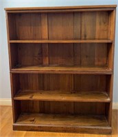 Antique Solid Wood 4 Shelf Bookshelf