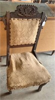 Very Old Padded Back & Seat Side Chair Project