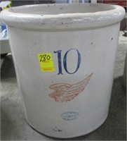 10 GALLON RED WING CROCK