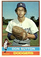 1976 Topps #530 Don Sutton EX