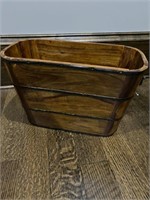 SOLID WOODEN FARMHOUSE ACCENT BUCKET