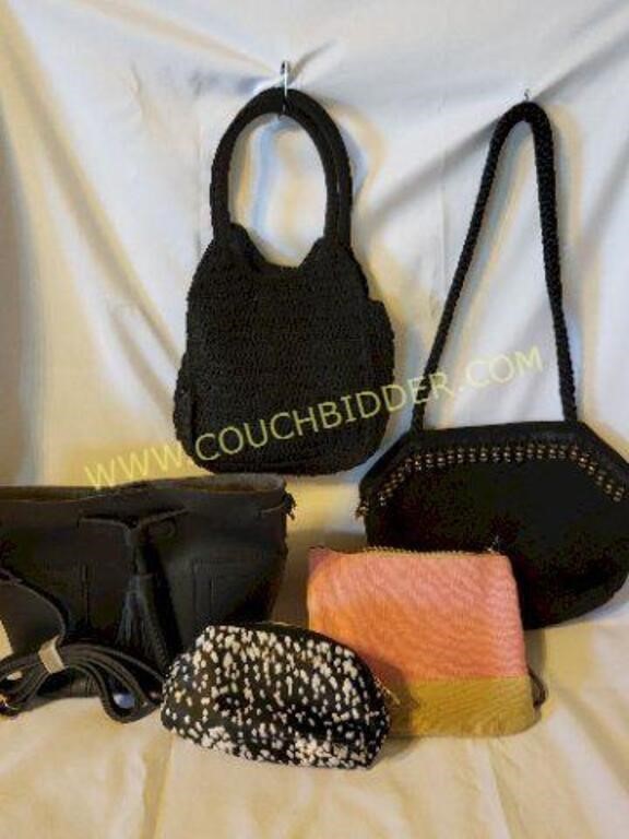 Black and Pink Purses and Bags
