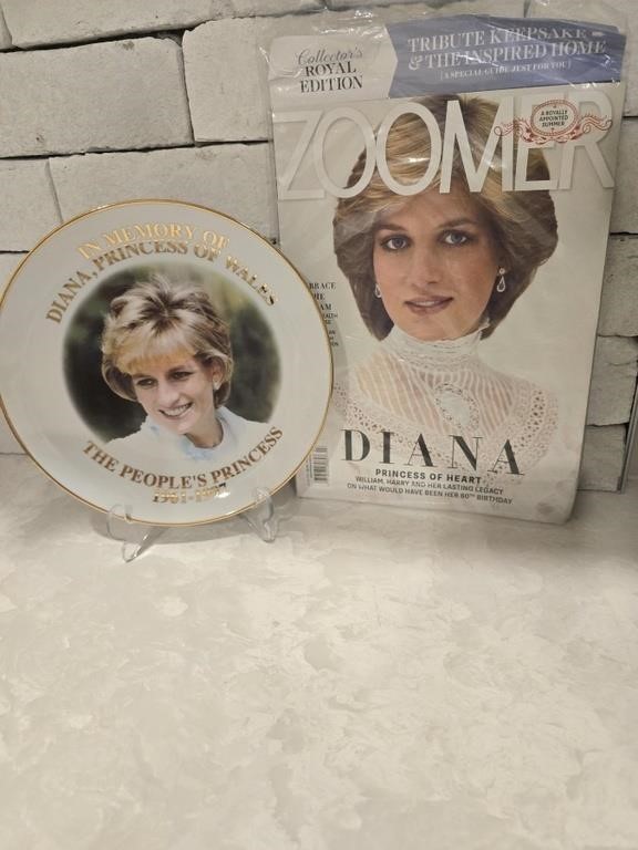 Princess Diana Collector Plate & Sealed Magazine