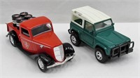2pc Die Cast Land Rover Scale 1/32 & Canadian Tire
