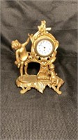 Art Nouveau Antique New Haven Figural Metal Clock