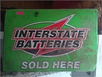 Interstate battery sign 24x35