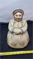 Shawnee Dutch Girl Cookie Jar w Colt printed on