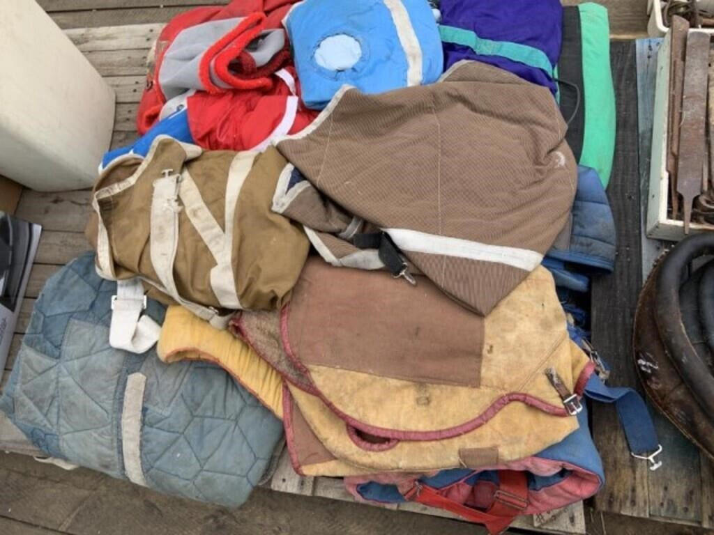 Pallet of Horse Blankets (Approx 12)