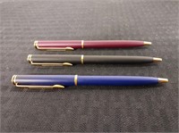 WATERMAN - PARIS 3 ball point pens never used