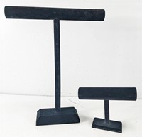 (2) T-Bar Jewelry Display Stands
