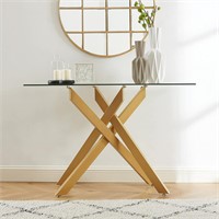 Modern Console Table  45Lx18Wx30H