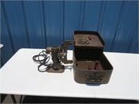 Vintage Bull and Howle 8mm Projector w/ Case