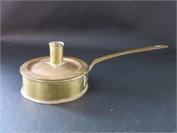 Antique Colonial Brass Candle Holder