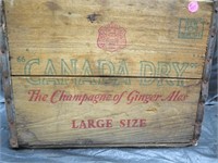 Vintage Canada Dry Wood Soda Crate