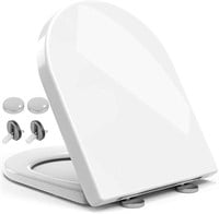 NEW $60 D-Shaped Toilet Seat