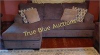 Grey Sectional (3) Throw Pillows