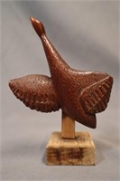 Beautiful small folk art flying goose