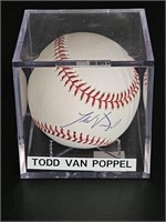 Autographed Kevin Van Poppel Baseball