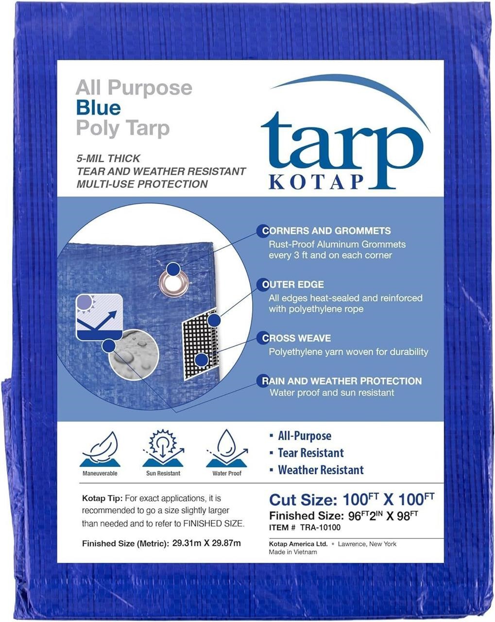 Kotap 100 x 100 Ft. Tarp.......