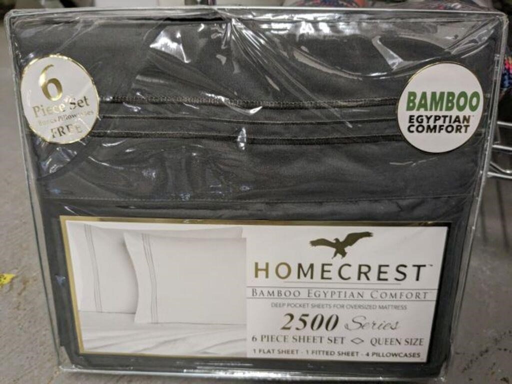 HOMECREST BAMBOO QUEEN SHEETS