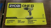 RYOBI 18V DRILL IN BOX