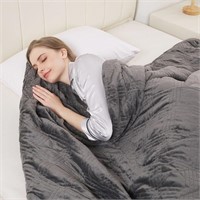 $160 Weighted Blanket King (30lbs)Dark Grey