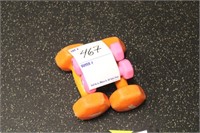 Set of (2) Rubber Coated Dumbbells