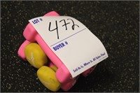 Set of (3) Rubber Coated Dumbbells