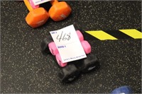 Set of (2) Rubber Coated Dumbbells