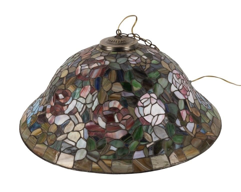 Tiffany Style Stained Glass Hanging Lamp