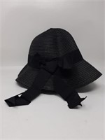 Women's Wide Sun Hat Black