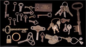 Collectible Skeleton and Vintage Keys