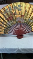 Extra large paper fan wall decoration