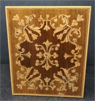 Swiss marquetry musical jewelry box