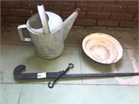 Vintage Cotton Scale ~ Water Can & Bowl
