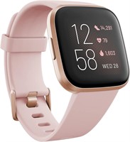 Fitbit Versa 2 Smartwatch  Petal/Copper Rose