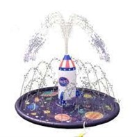 Rocket Sprinkler Water Play Mat Splash Outdoor