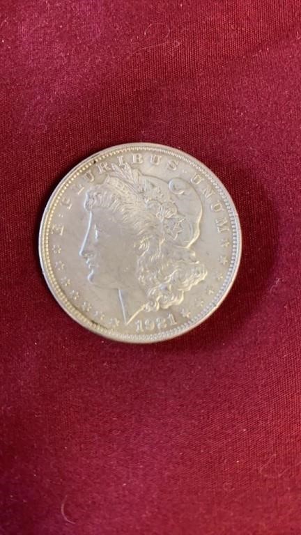 1921 MORGAN SILVER DOLLAR