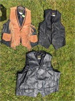 Le Cuir Niko Leather Vests
