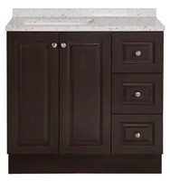 37 in. Single Sink Bath Vanity in Dusk