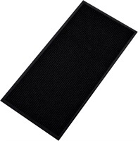 35x72 Heavy Duty Outdoor Doormat- Jet Black