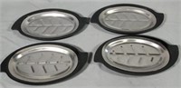 4 Nordic Ware Steak/Sizzler/Fajita Plates, Plate