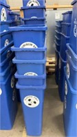 recycling bins with lids