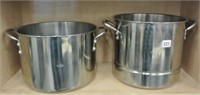 2 Stainless Steel Pots