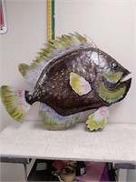 Large decorative metal fish