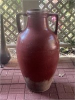 Rustic Italian Country Vino Handled Large Jug