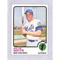1973 Topps Willie Mays Nice Condition