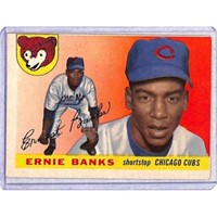 Crease Free 1955 Topps Ernie Banks