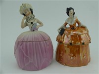 2 CHINA DRESSER DOLLS